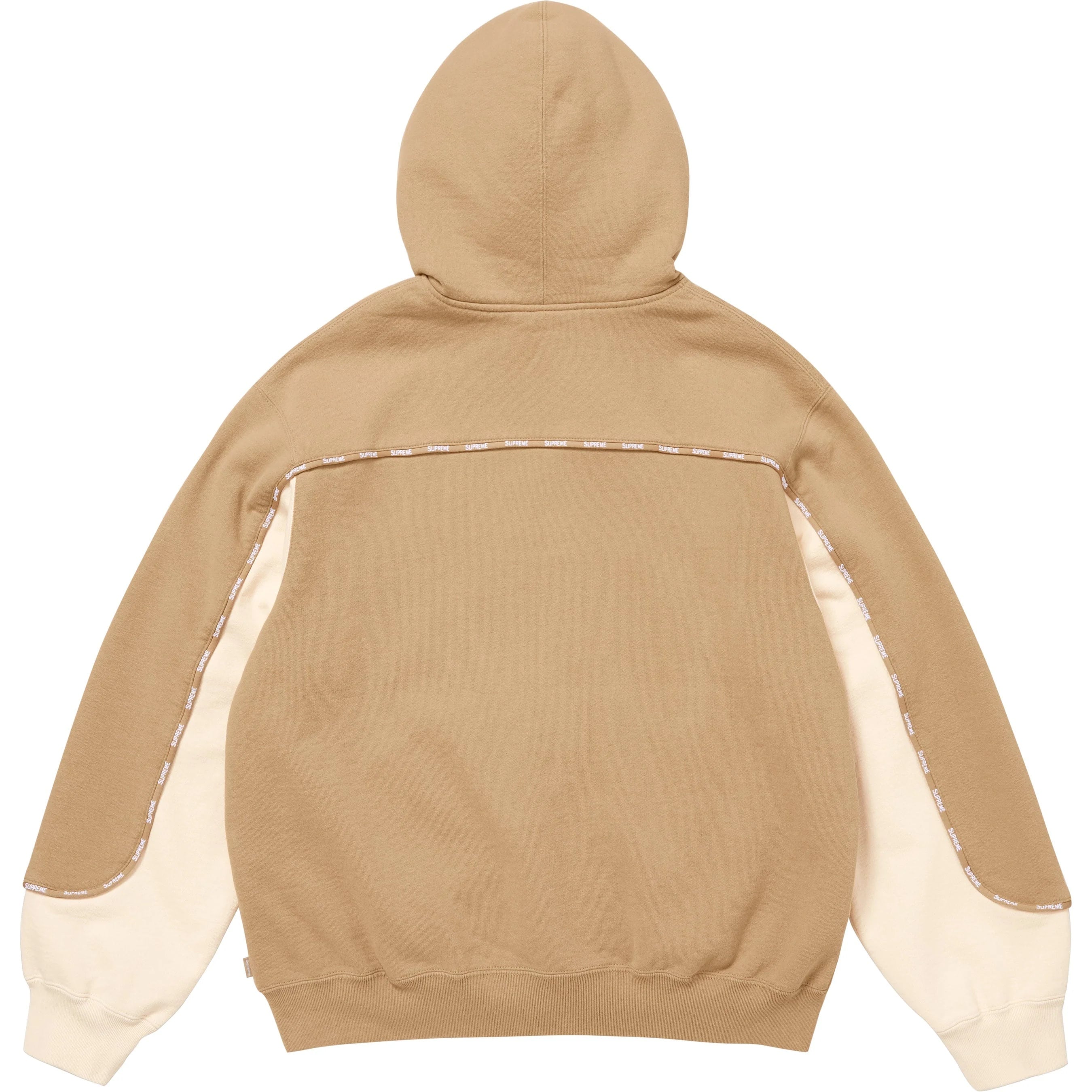 Piping Zip Up Hooded Sweatshirt view 2